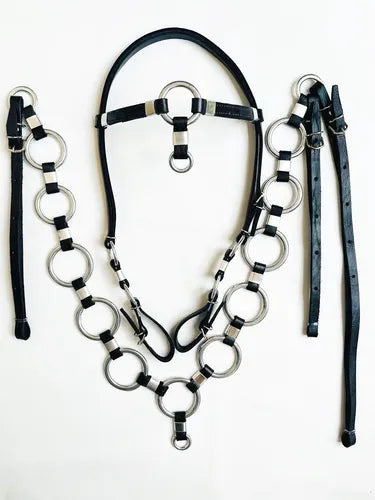 kit cabeçada peitoral Argolado